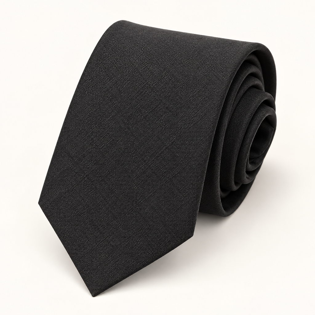 The Black Essential Tie